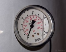 Manometr WIKA 0-100 bar, 1 ks