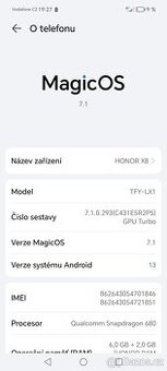 honor X 8 magic OS