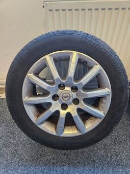 Prodám ALU kola (Opel) včetně letní pneu 205/40 R17
