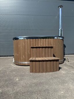 Koupací sud mramor Premium s hydromasážním a aeromasážním