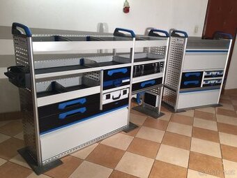 Sortimo Regále do úžitkových vozidiel Trafic Custom Talento
