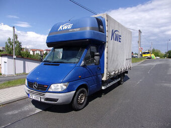 Mewrcedes benz Sprinter 316 CDI,valník s plachtou a spaním.