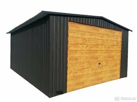 Plechová garáž Superstal se sedlovou střechou 4x6