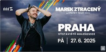MAREK ZTRACENÝ ZPÁTKY TOUR 2025 - 2 vstupenky