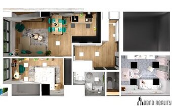 Prodej Bytu 3+KK, Brno - Lesná, balkon, parkovací stání
