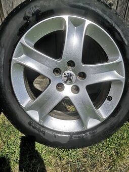 Prodám 4ks alu kola Peugeot 5x108