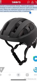 RASCAL BIKES - dětská helma Matt Black S