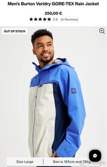 NOVÁ bunda Burton Veridry GORE-TEX Rain, S