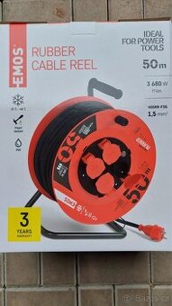 venkovni kabel na bubnu Emos 25m,50m