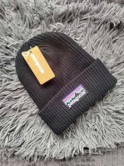 PATAGONIA nová zimní čepice, kulich - Černá