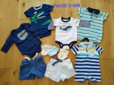 Body, šortky, ponožky vel. 68