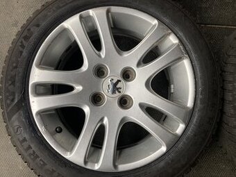 Alu kola PEUGEOT 208 16" 4x108 zimní SEMPERIT 195/55R16 95%