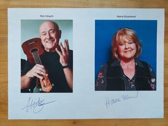 Ulrychovi Javory - Hana Ulrychová a Petr Ulrych - autogram