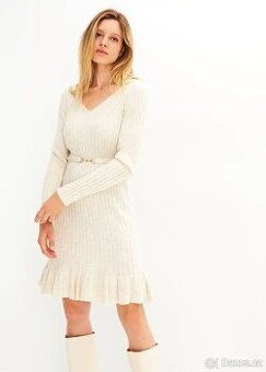 Elegantní pletené šaty 44/46 - 1