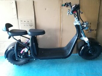 Elektrická kolobežka choper -skůtr 3000watů bat 30ah pohon b