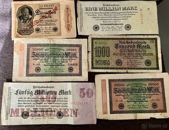 Velmi staré německé marky