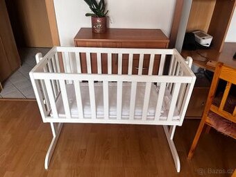 Kolébka MY BABY LOU z bukového dřeva – krásný stav