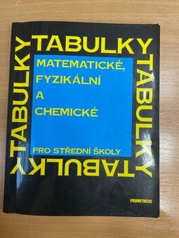 Matematické, fyzikální a chemické tabulky pro střední školy