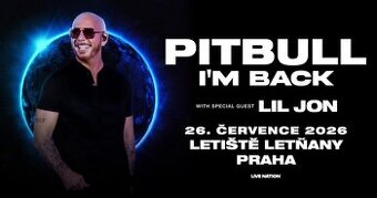 Pitbull I’m Back 26.7.2026 Letňany Praha
