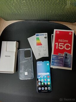 Mobil Redmi 15C, 8/128 GB, ochr.sklíčko, pouzdro, ZÁNOVNÍ
