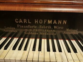 Klavírní křídlo.