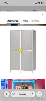 BRÄNNBOLL herní skříň ikea