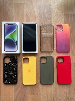 Prodám IPhone 14 Purple, 128GB