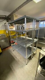 Regál nerez - demont