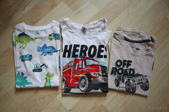 Chlapecká trika vel. 116/122
