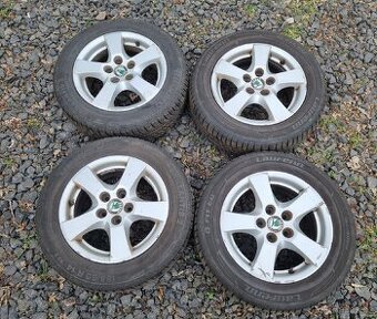Sada ALU kol original Škoda 5x100 185/60 R14
