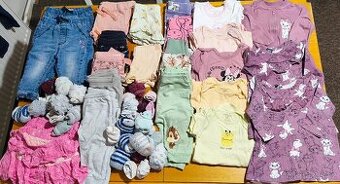 Sada oblečení pro dvojčata vel. 74