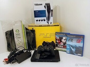 PlayStation 2 s krabicí + DÁRKY nový strojek na vlasy a obal