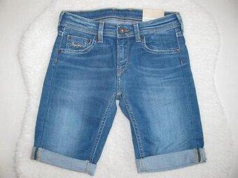 Elastické džínové kraťasy PEPE JEANS unisex vel.128