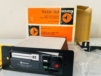 Vintage kazetový magnetofon Clarion PE-827A, r.1980, nové
