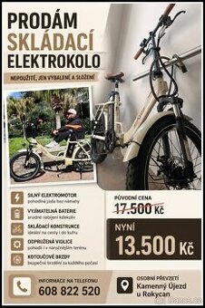 Skládací elektrokolo Onesport