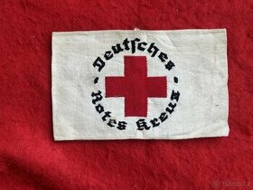 Originální německá rukávová páska DRK z ww2