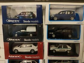 Abrex Škoda modely 1:43 s potiskem (Ne Kaden)