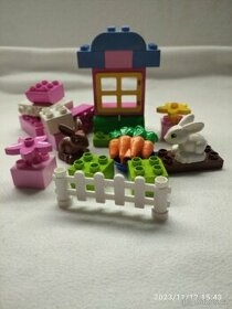 Lego duplo 4623 růžový set s králíky - 1