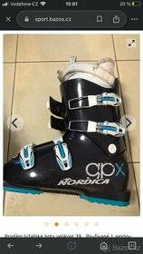 Prodám dívčí lyžařské boty Nordica vel. 39