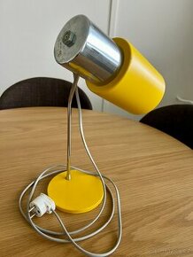 Retro stolní žlutá lampička Napako