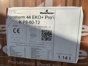 cihly Porotherm Eko profi 44 K (K1/2)