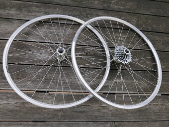 Zapletená kola Shimano XT 9s / Mavic 221 MTB retro