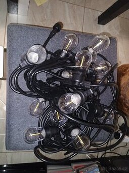 Světelná Girlanda Led 15m včetně žárovek - 1