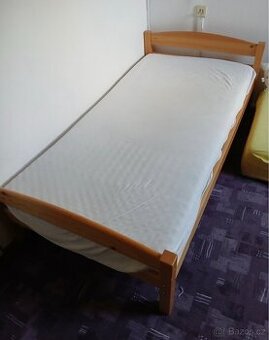 Postel 90x200 z masivu