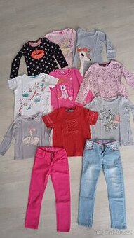 SET/ balík dívčího oblečení vel. 110-116