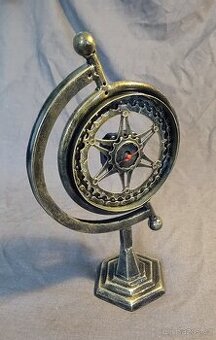 STEAMPUNK RECYCLE ART - PATINOVANÝ KOV - HODINY, ZRCADLA