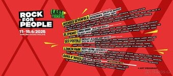 Prodám 4 denní vstupenku na Rock For People