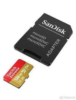 SanDisk microSDXC 128GB Extreme + SD adaptér