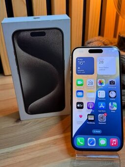 Béžový Apple iPhone 15 Pro, 256 GB, 90% bat. - 1