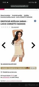 Nováá KOŠILKA Sarah LivCo CORSETTI FASHION, vel.S